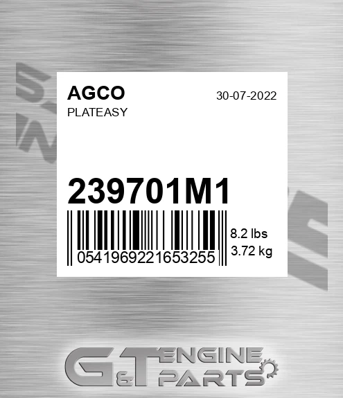 239701M1 AGCO Plateasy