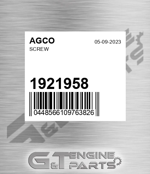 1921958 Screw for AGCO