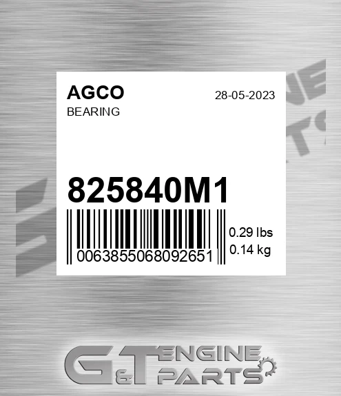 825840M1 Bearing for AGCO
