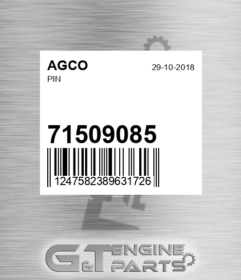 71509085 AGCO Pin