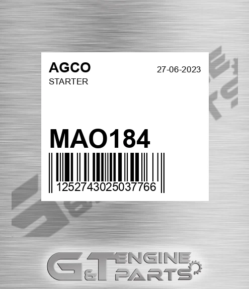 MAO184 Starter