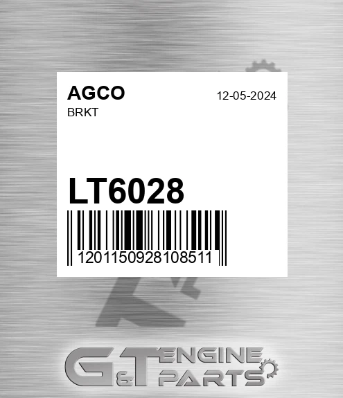 LT6028 AGCO Brkt