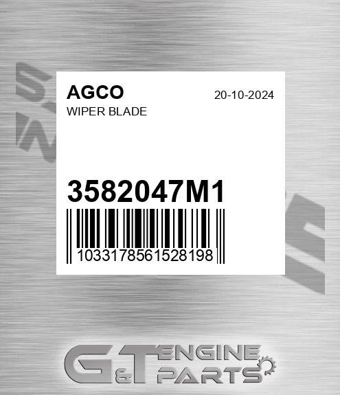 3582047M1 Wiper Blade for AGCO