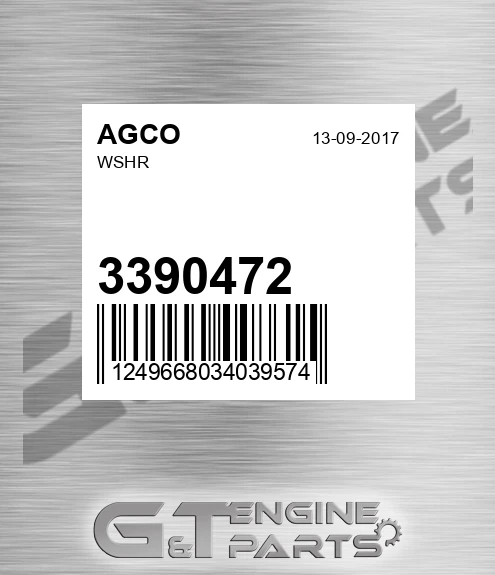 3390472 AGCO Wshr