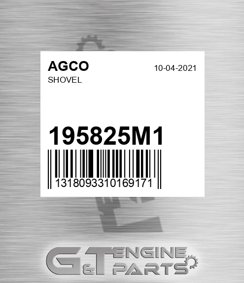195825M1 Shovel for AGCO