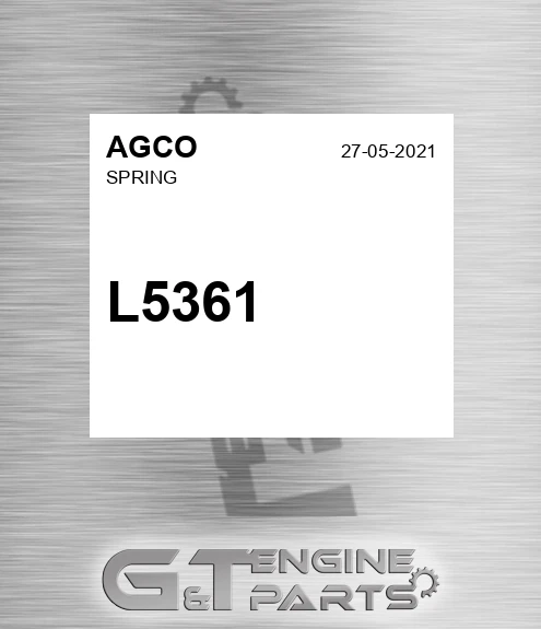 L5361 Spring for AGCO