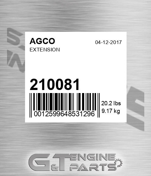 210081 AGCO Extension