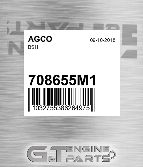 708655M1 Bsh for AGCO