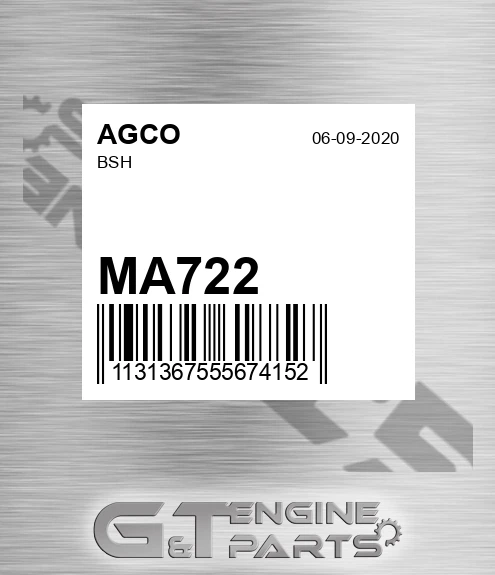 MA722 AGCO Bsh