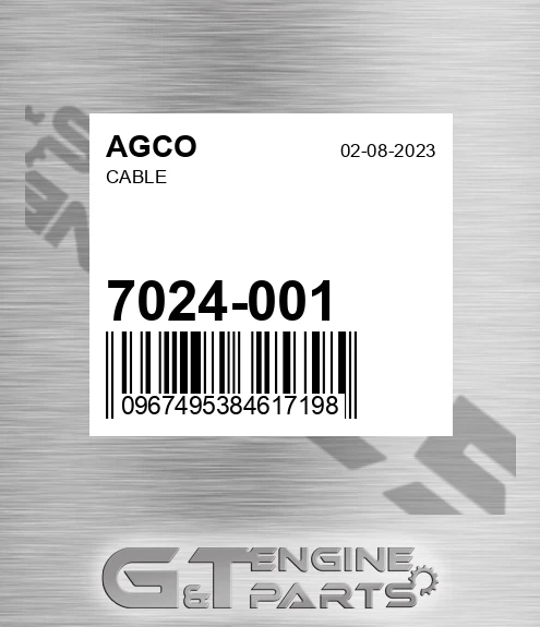 7024-001 Cable for AGCO