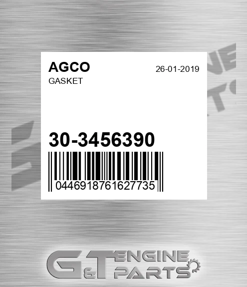 30-3456390 Gasket for AGCO