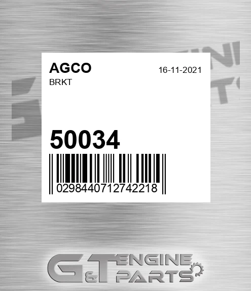 50034 AGCO Brkt