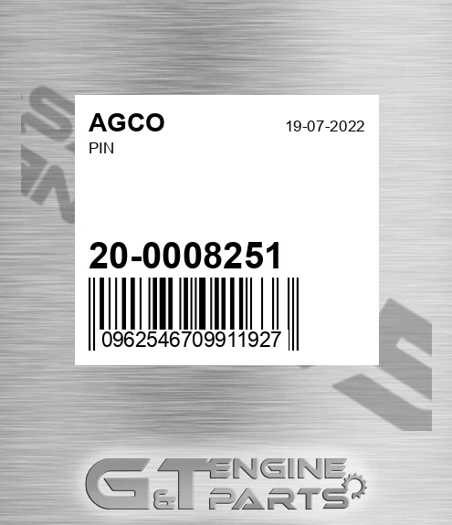 20-0008251 Pin for AGCO