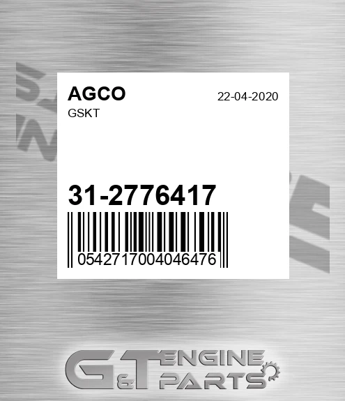 31-2776417 Gskt for AGCO
