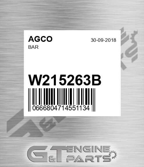 W215263B Bar