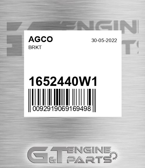 1652440W1 Brkt for AGCO
