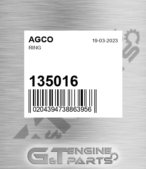 135016 AGCO Ring