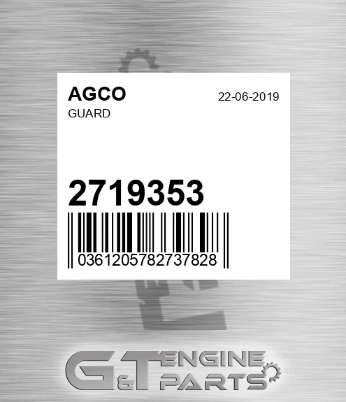 2719353 Guard for AGCO