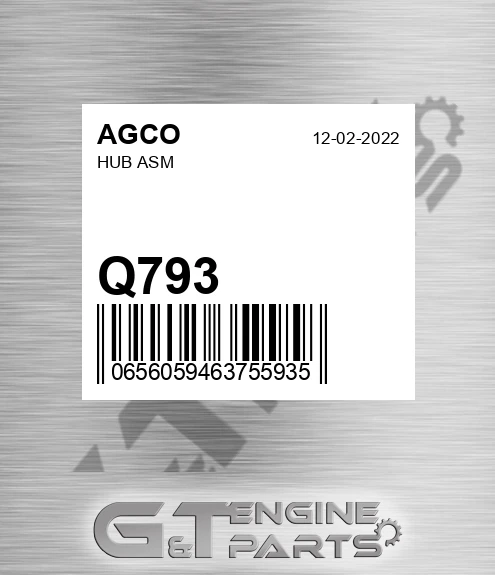 Q793 Hub Asm for AGCO