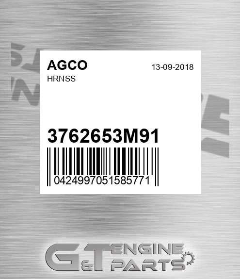 3762653M91 Hrnss for AGCO