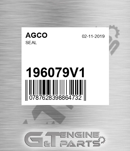 196079V1 Seal for AGCO