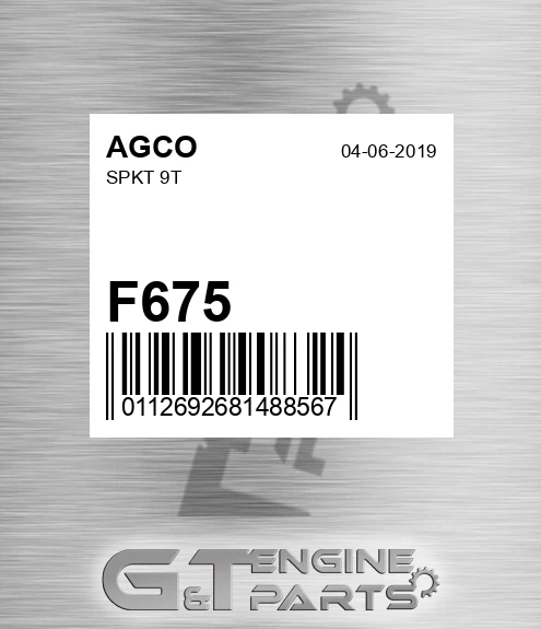 F675 Spkt 9t