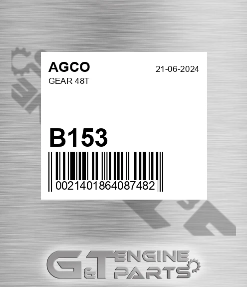 B153 Gear 48t