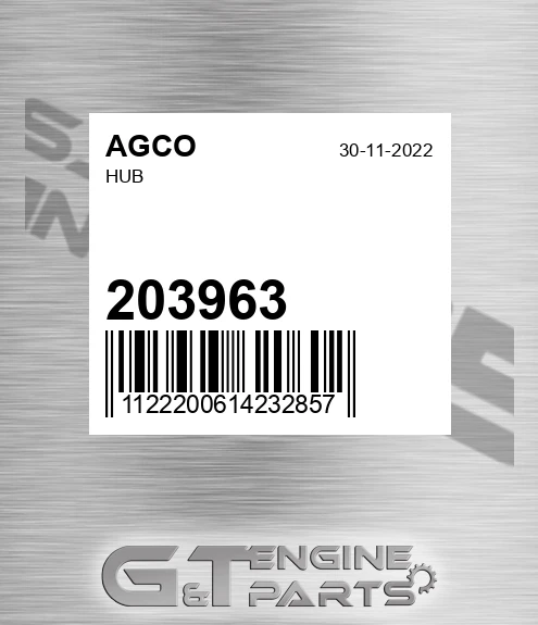 203963 AGCO Hub