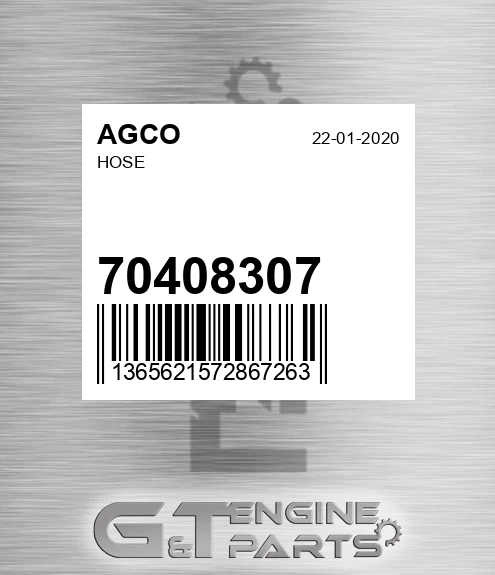 70408307 Hose for AGCO