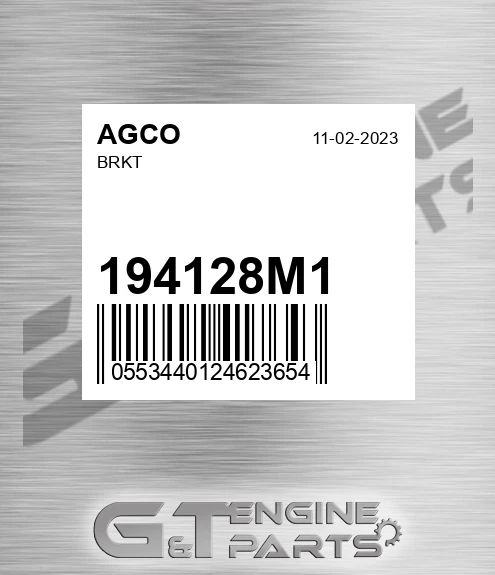 194128M1 Brkt for AGCO