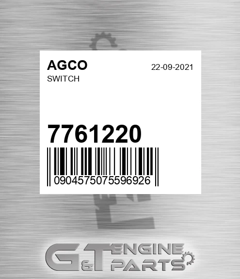 7761220 Switch for AGCO
