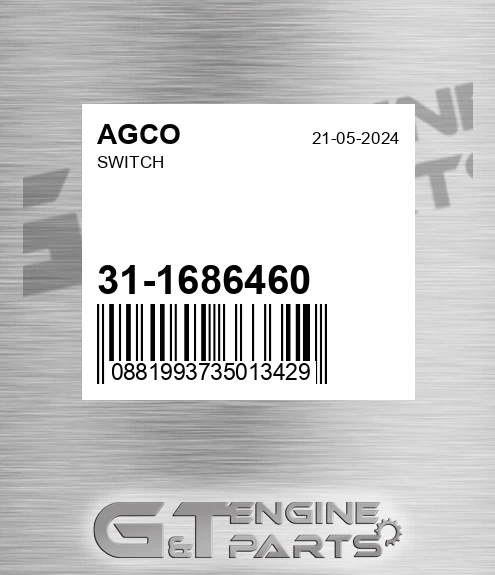 31-1686460 Switch for AGCO