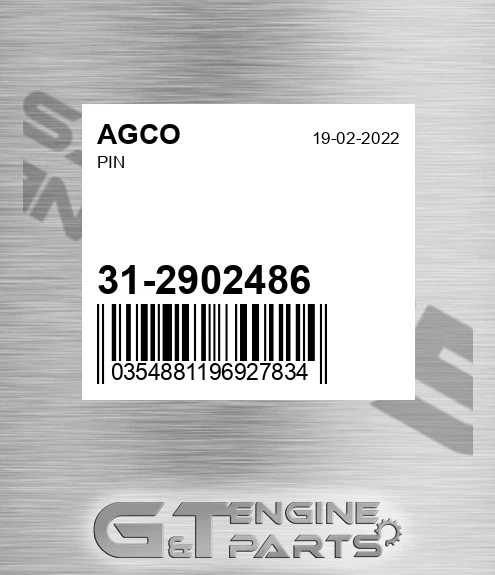 31-2902486 Pin for AGCO