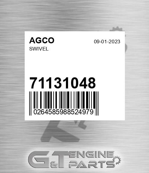 71131048 AGCO Swivel