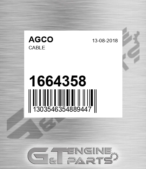 1664358 Cable for AGCO