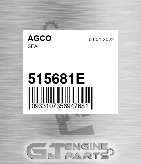 515681E AGCO Seal
