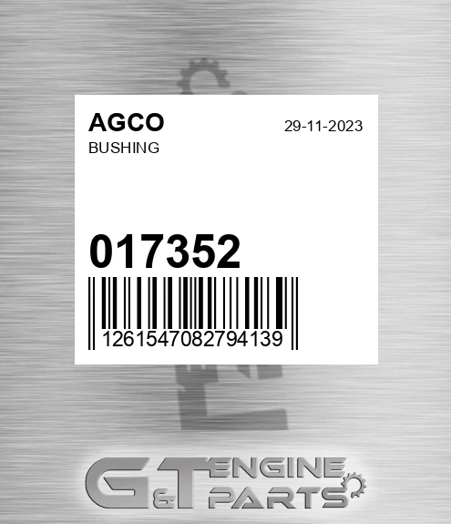 017352 Bushing