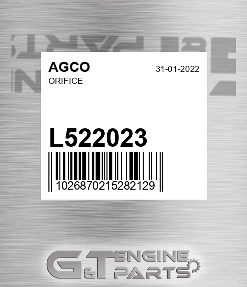 L522023 AGCO Orifice
