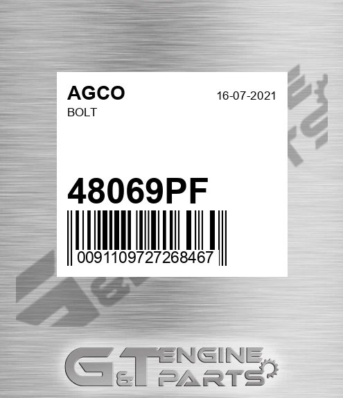 48069PF AGCO Bolt