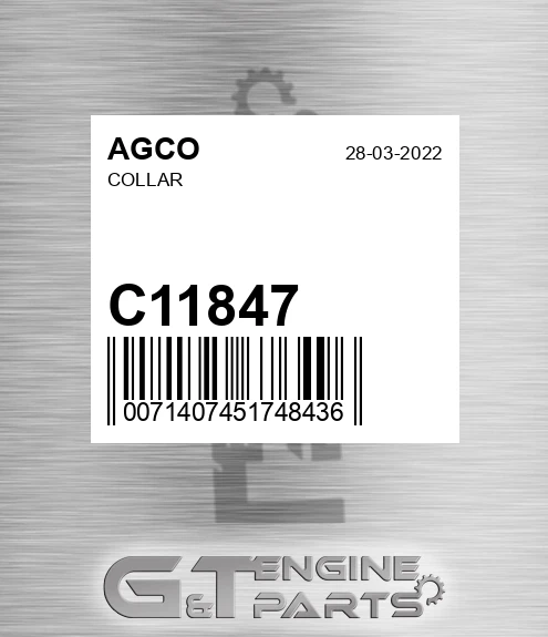 C11847 Collar for AGCO