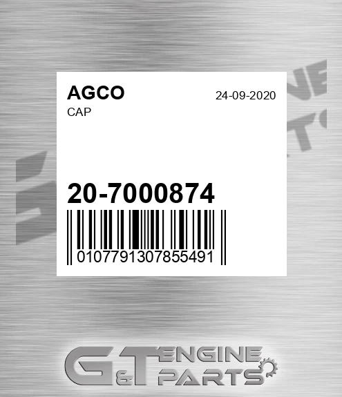 20-7000874 Cap for AGCO