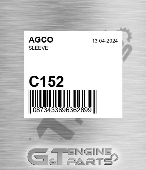 C152 AGCO Sleeve