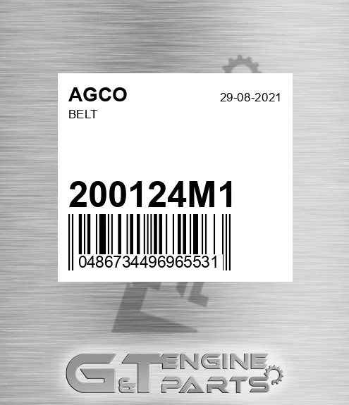 200124M1 Belt for AGCO