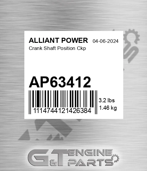 AP63412 ALLIANT POWER Crank Shaft Position Ckp
