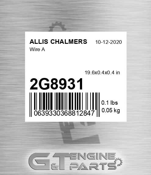 2G8931 Wire A