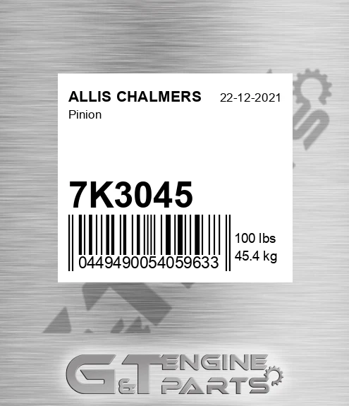 7K3045 Pinion