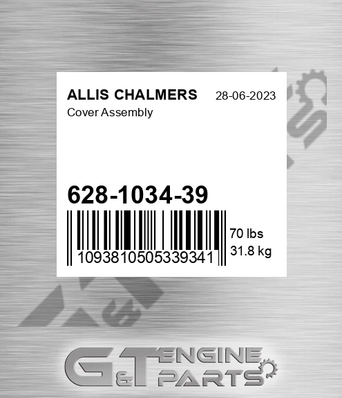 628-1034-39 Cover Assembly