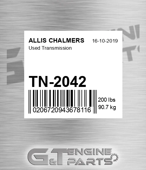 TN-2042 Used Transmission