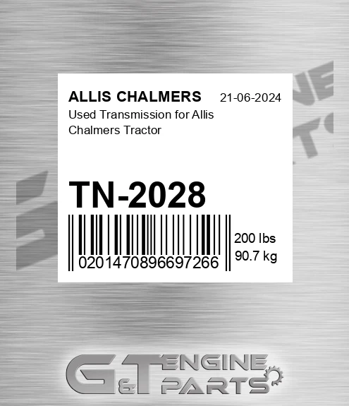 TN-2028 Used Transmission For Tractor