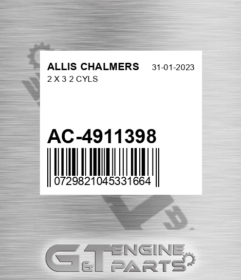 AC-4911398 2 X 3 2 Cyls